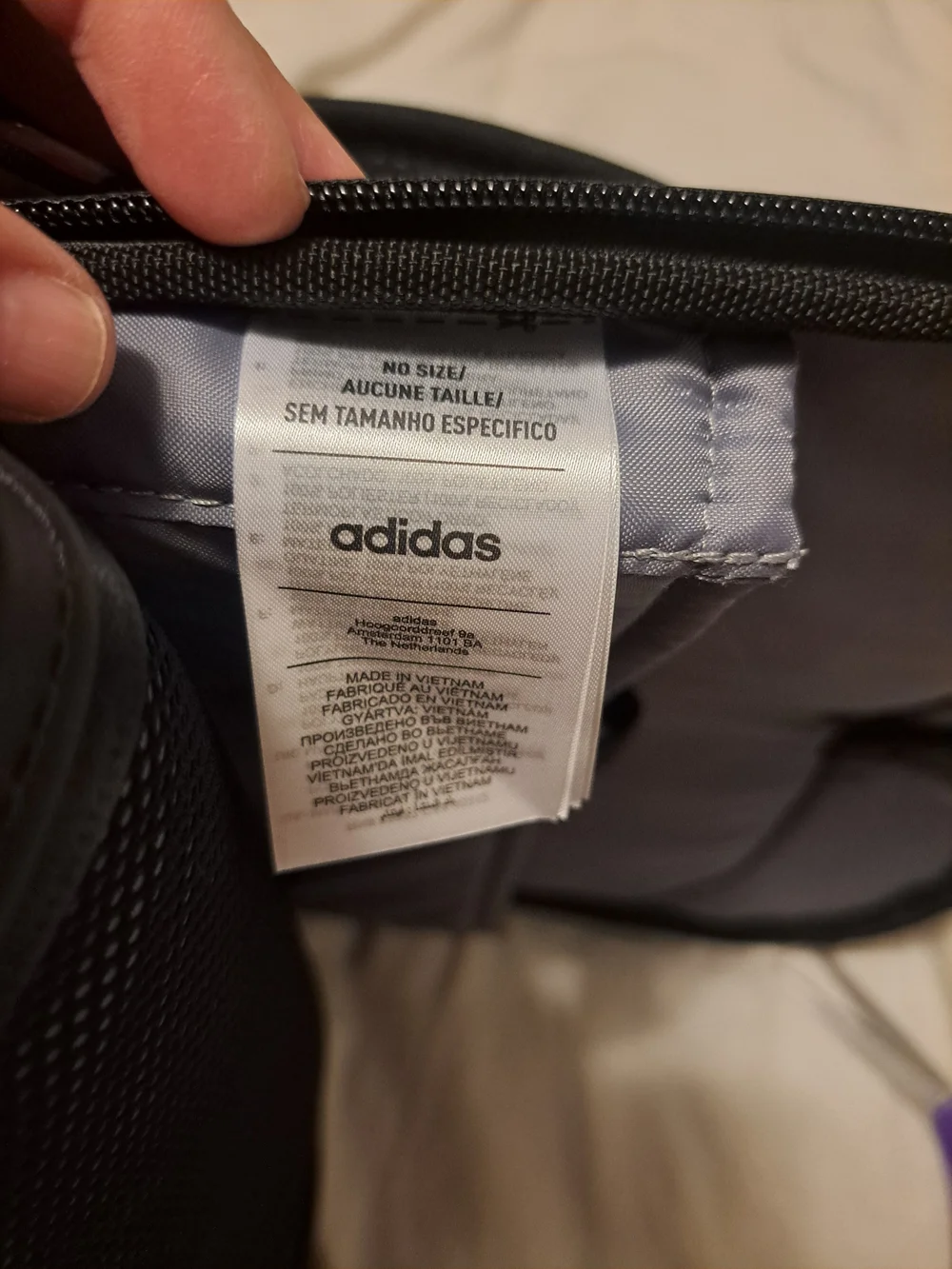 Adidas Black 4d Roll-Top Backpacking Sytem With Water Resistant/Waterproof Front